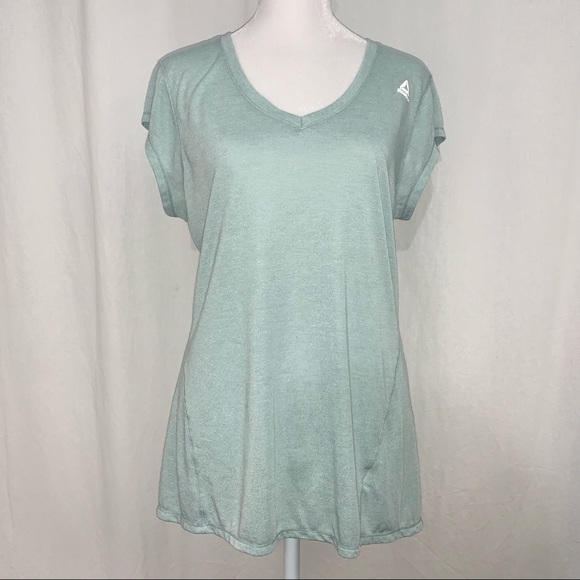 Reebok Tops Reebok Womens Light Sage Athletic Top Size L Poshmark